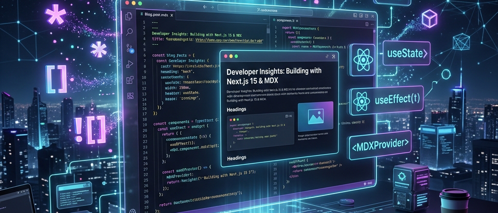 How To Build a Developer Blog with Next.js 15 and MDX