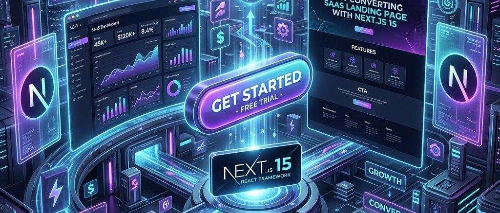 How To Build a High-Converting SaaS Landing Page with Next.js 15